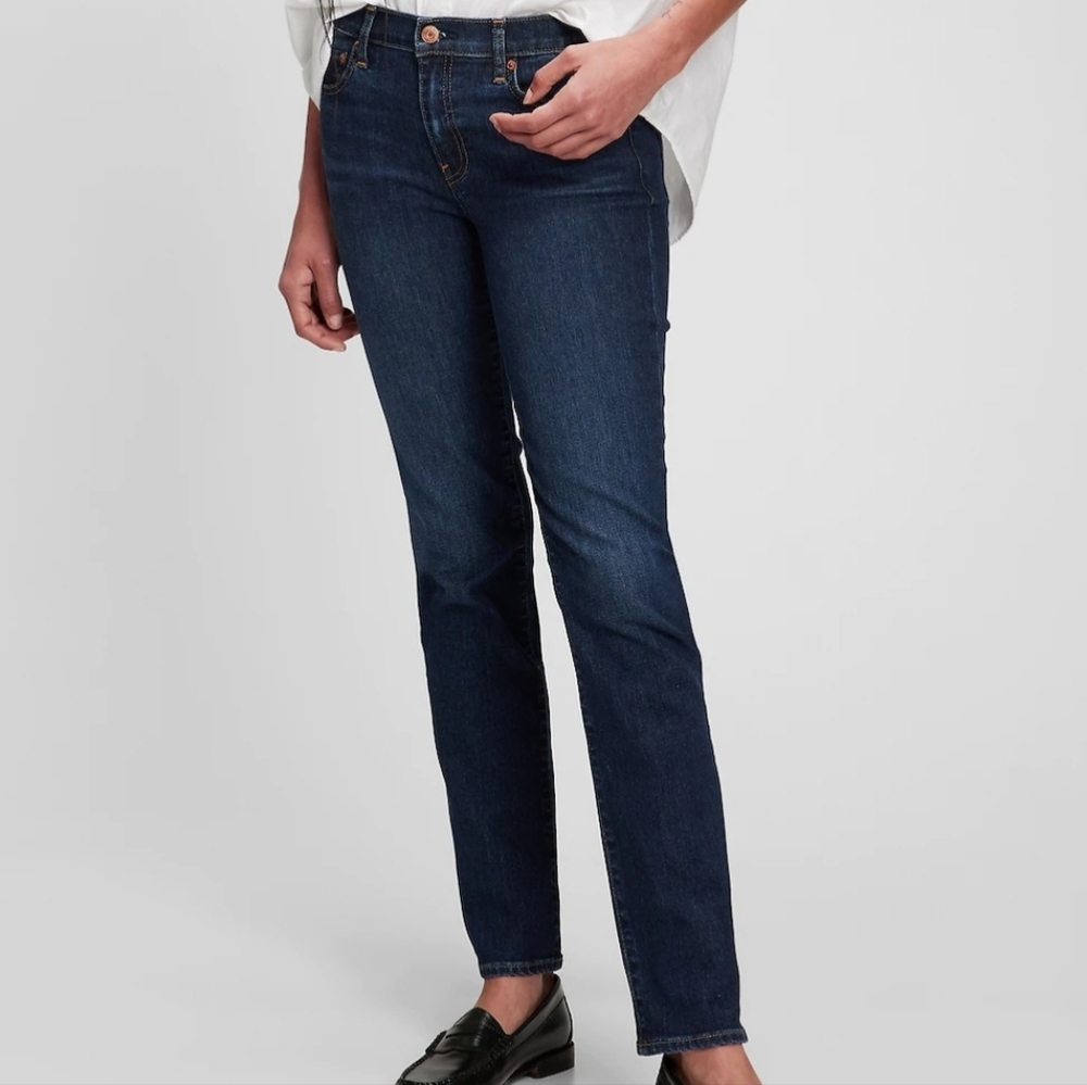 Gap 1969 Original Fit 90s Grunge Dark Indigo Wash Denimcore Jeans 0